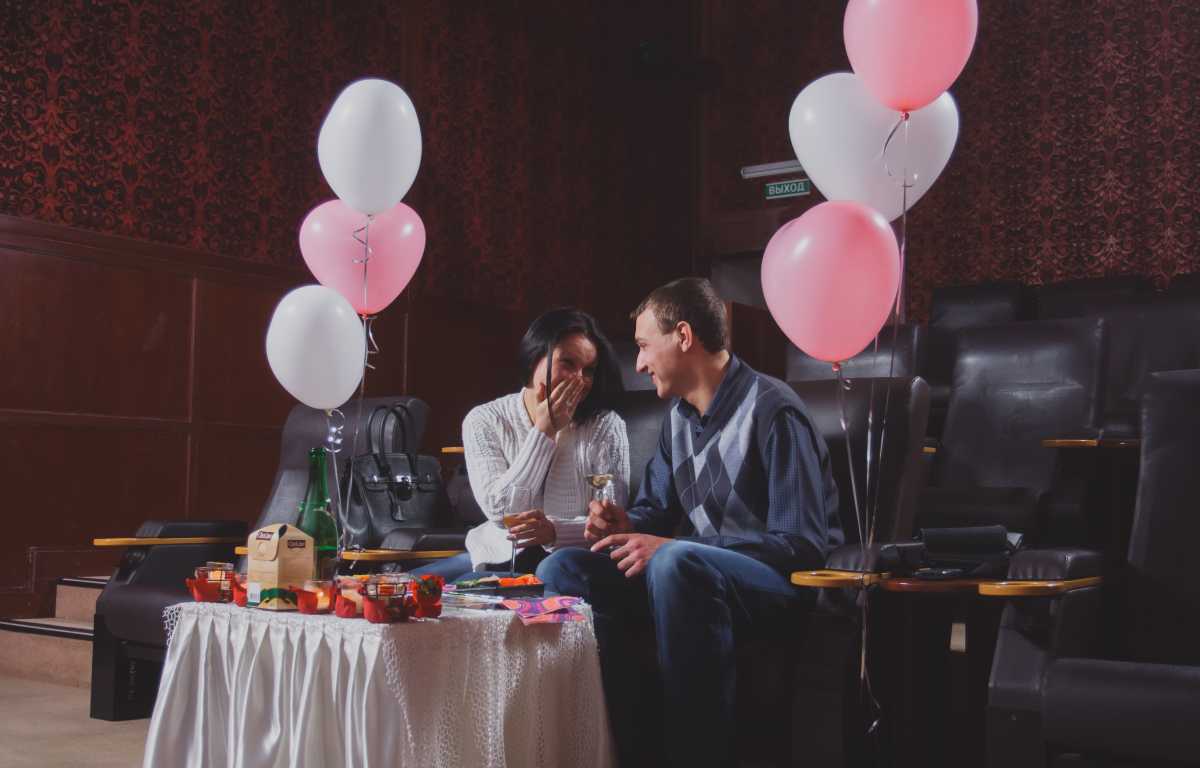 Романтическое свидание в кинотеатре в Краснодаре